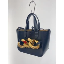 JW Anderson Woman's shoulder bag black Ladies casual leather authentic