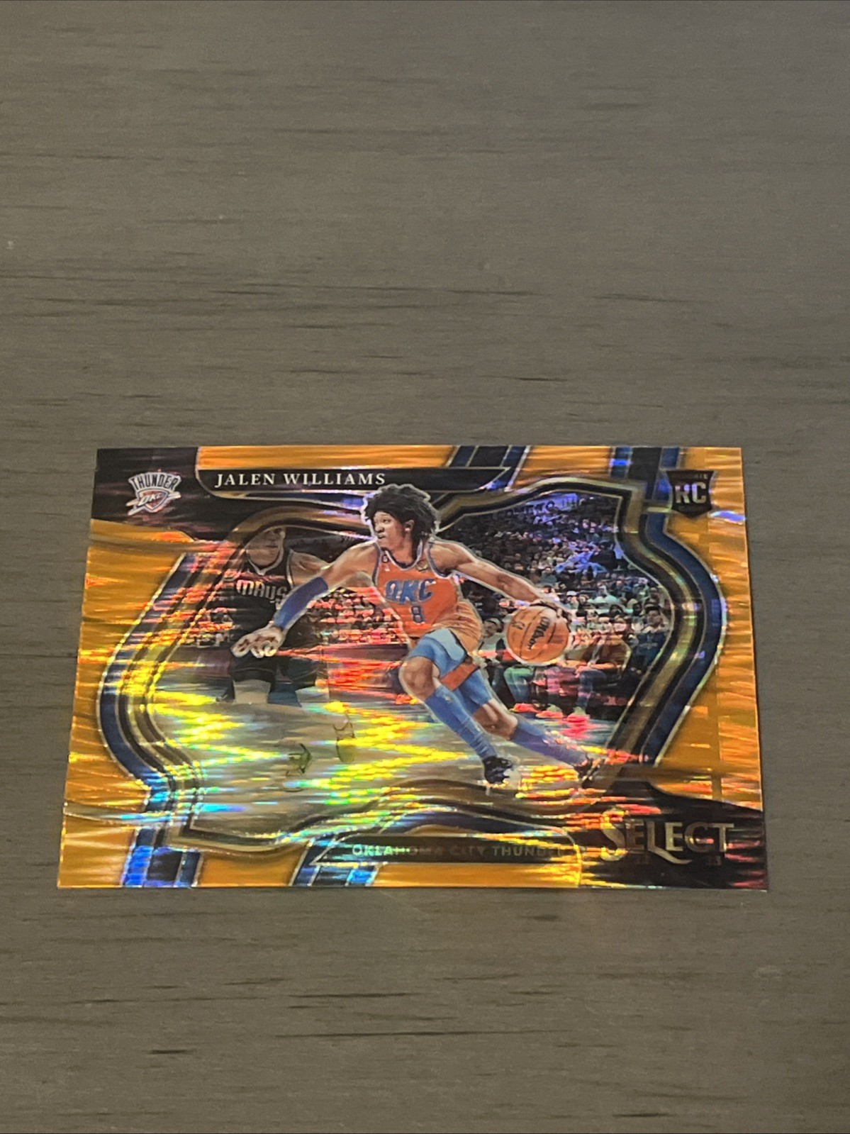 2022-23 Select Jalen Williams RC Courtside Orange Flash # 282 RC Thunder