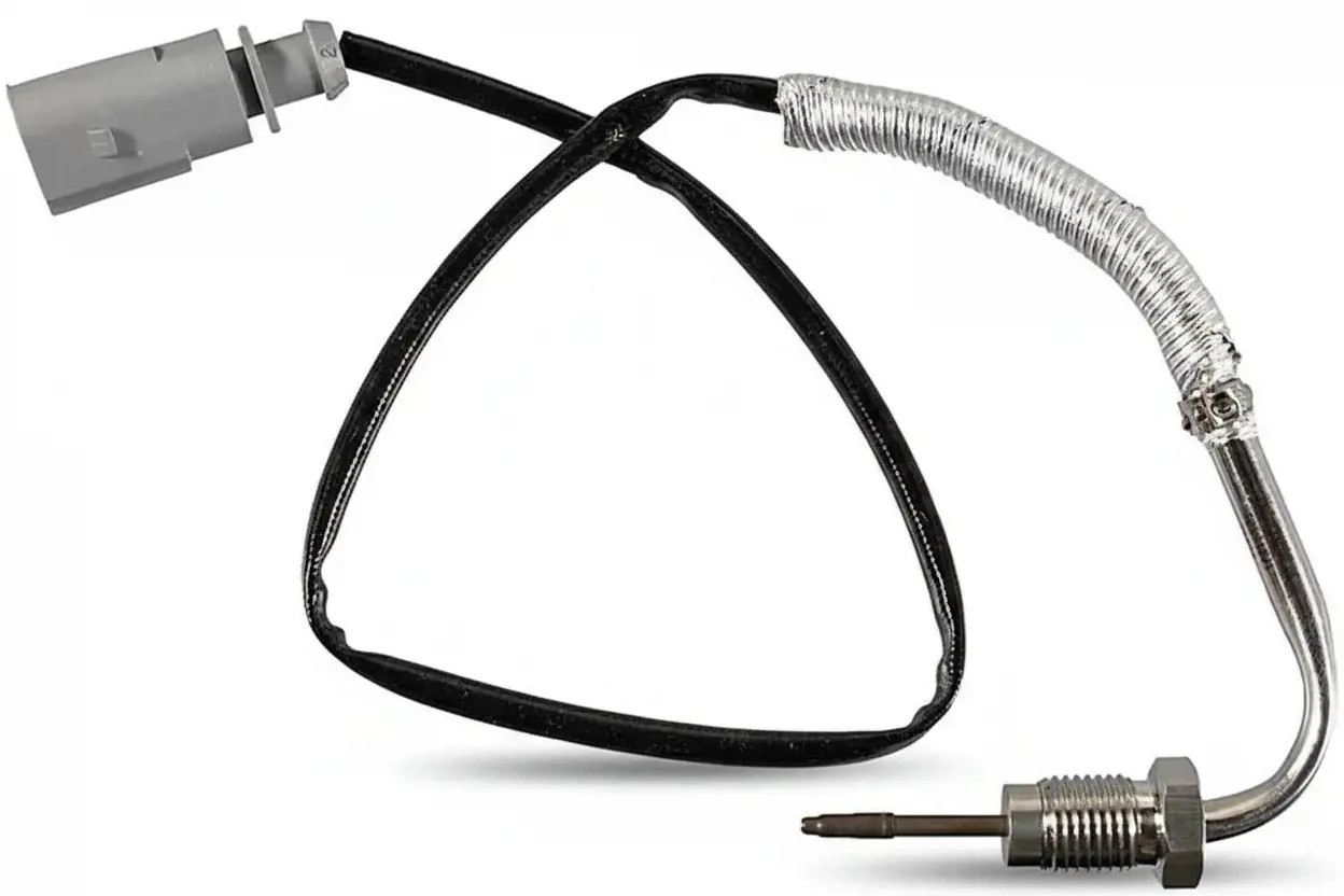 exhaust gas temperature sensor behind exhaust turbocharger oval 08941041 METZGER