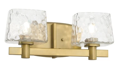 Minka Lavery 2232 Drysdale 2 Light 15"W Vanity Light - Brass - Picture 1 of 4
