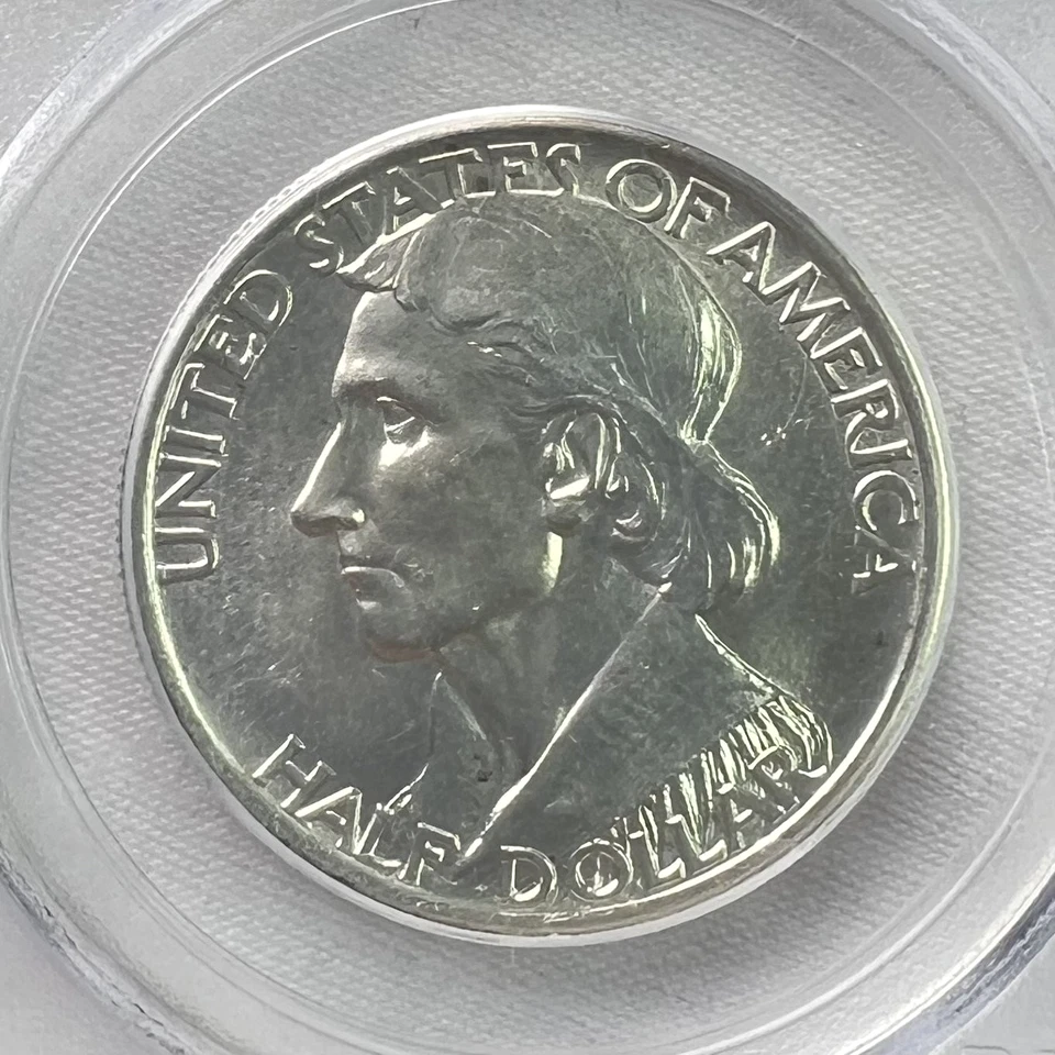 1936 Boone Classic Commemorative 50C Half Dollar PCGS MS62 OGH Silver Coin - Image 2 of 4
