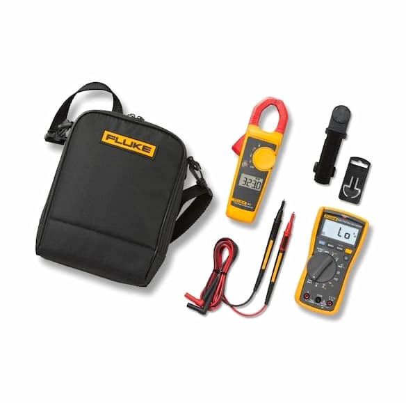 Fluke 117/323 True RMS Multimeter Clamp Kit 6000 Count CAT III 600V Leads