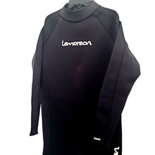 Lemorecn Men's Size LT 3/2mm Neoprene Wetsuit Surf Suit Black Full Body