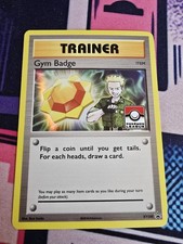 Gym Badge (Lt. Surge)  XY205 Promo Holo Pokemon League Stamp Pokemon Card  on eBay