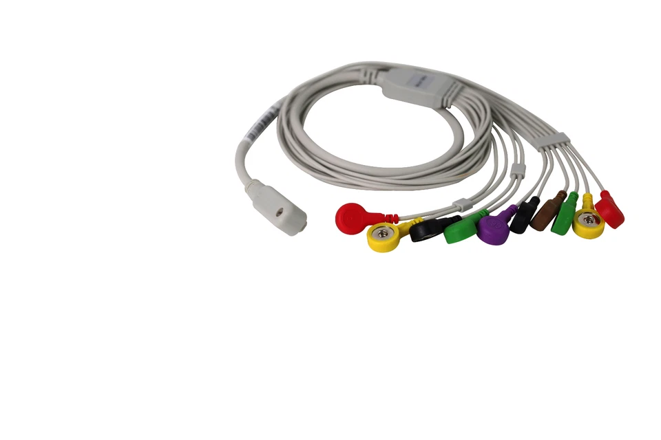 Nuevo cable Holter de ECG de 10 cables cable de ECG para monitor Holter de ECG TLC 12 CABLES Foto 2 de 4