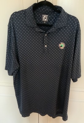 Due Process Stable FootJoy Mens Navy Golf Polo Shirt Athletic Fit Size XXL 2XL