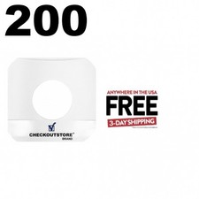 200 Paper Record Round Corners With Hole 7" Vinyl 45 RPM Inner Sleeves 3 DAY