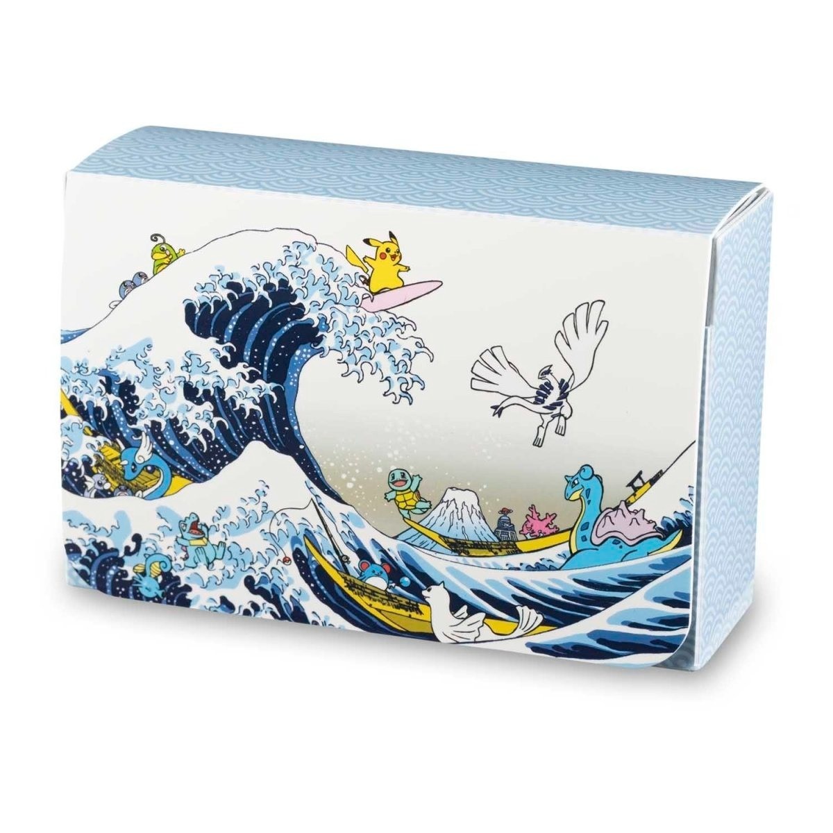 北斎 プレイマット & ダブルデッキケース 2点セット GREAT WAVE Great Wave Pikachu & Friends Pokemon TCG Double Deck Box Kanagawa