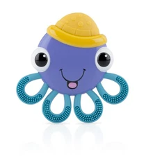 Nuby Vibe eez Vibrating Octopus Teether for Teething Relief and Soothing Gums