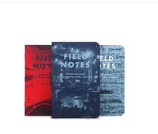 FIELD NOTES Jason Isbell48-PAGE MEMO BOOKS 3-1/2" x 5-1/2" SET OF 3 RULED