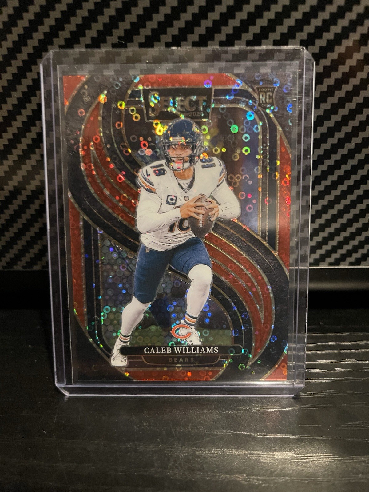 Caleb Williams /49 Rookie Red Disco PREMIER LEVEL 2024 Panini Select H2 RC Bears