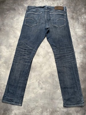 G-Star 3301 Straight Tapered Jeans W36 L32 #I1-12