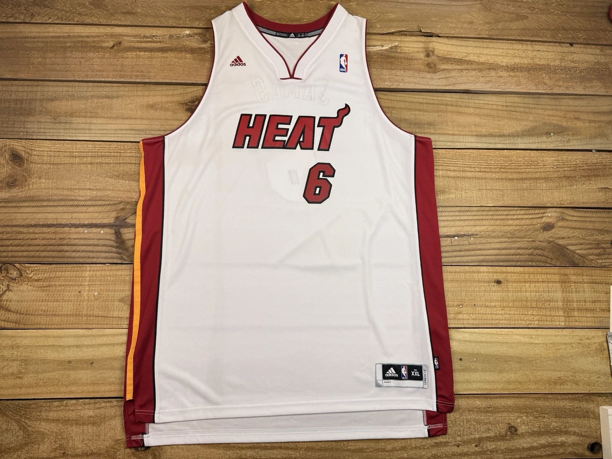 LeBron James Miami Heat White NBA Fan Apparel & Souvenirs for sale