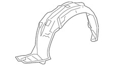 Genuine 2016-2018 Acura ILX - Fender L Front ...