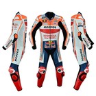 Marc Marquez Custom Size Honda Repsol MotoGP 2019 Cowhide Motorcycle Racing Suit