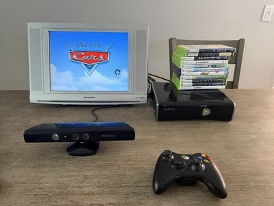 Microsoft Xbox 360 Black Console Bundle (11 Games)Tested Please Read