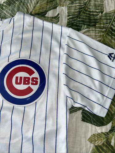 Youth Majestic Chicago Cubs BASEBALL Jersey Anthony Rizzo MLB AUTHENTIC Coolbase - Picture 3 of 6