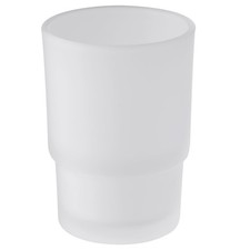 Tumbler Glass, Frosted Bathroom Rinsing Cup, Tumbler for Toothbrush Holder