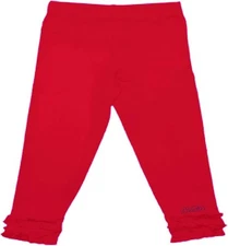 Two Feet Ahead Infant Baby Girl Ruffled Leggings Football Ole Miss 6 mos