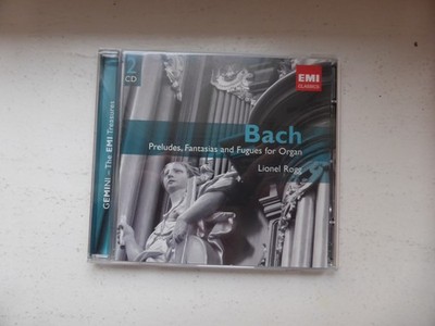 2 CD Lionel Rogg Bach Orgelwerke Preludes Fantasias and Fugues for Organ