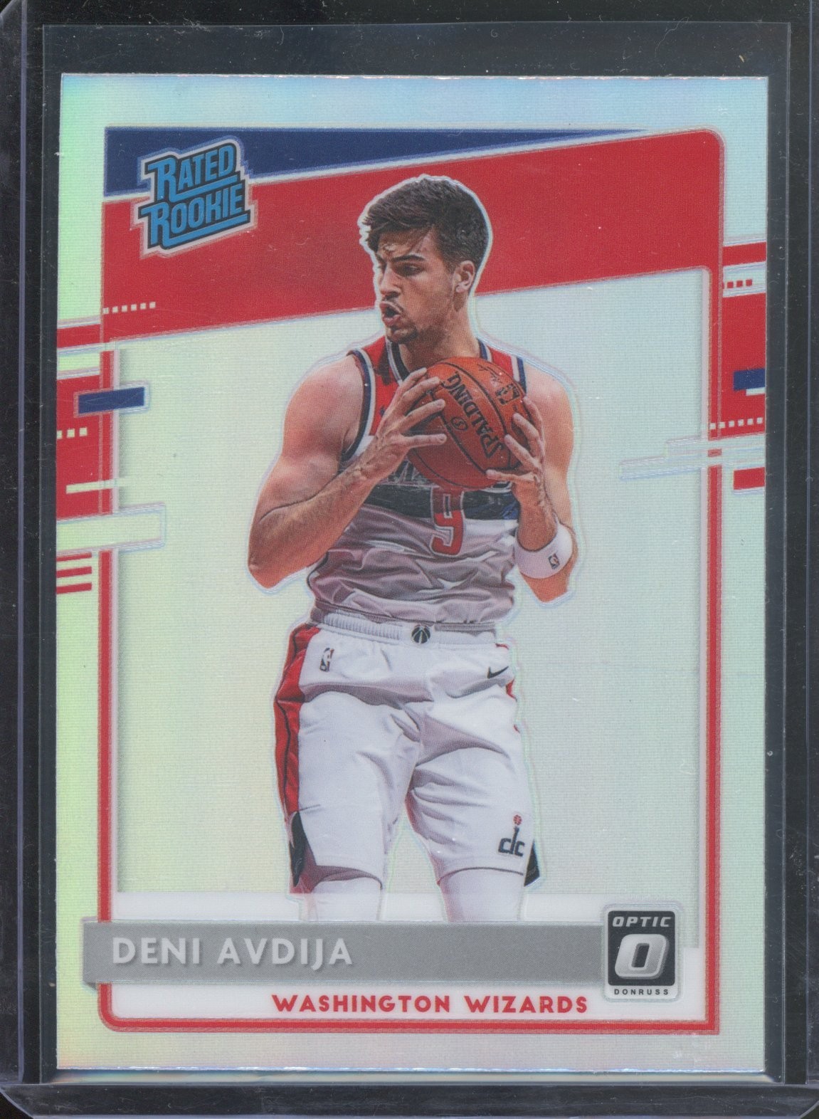 2020-21 Donruss Optic DENI AVDIJA #159 RC Rated Rookie Holo Prizm Wizards