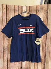 NWT Nike Chicago White Sox Baseball Jersey T Shirt Mens XL Fisk #72