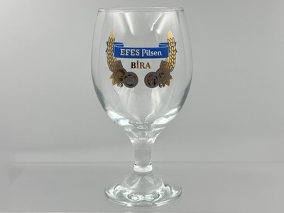 Efes Pilsen Bira Vintage Bierglas Türkische Brauerei Stielglas 0,3l