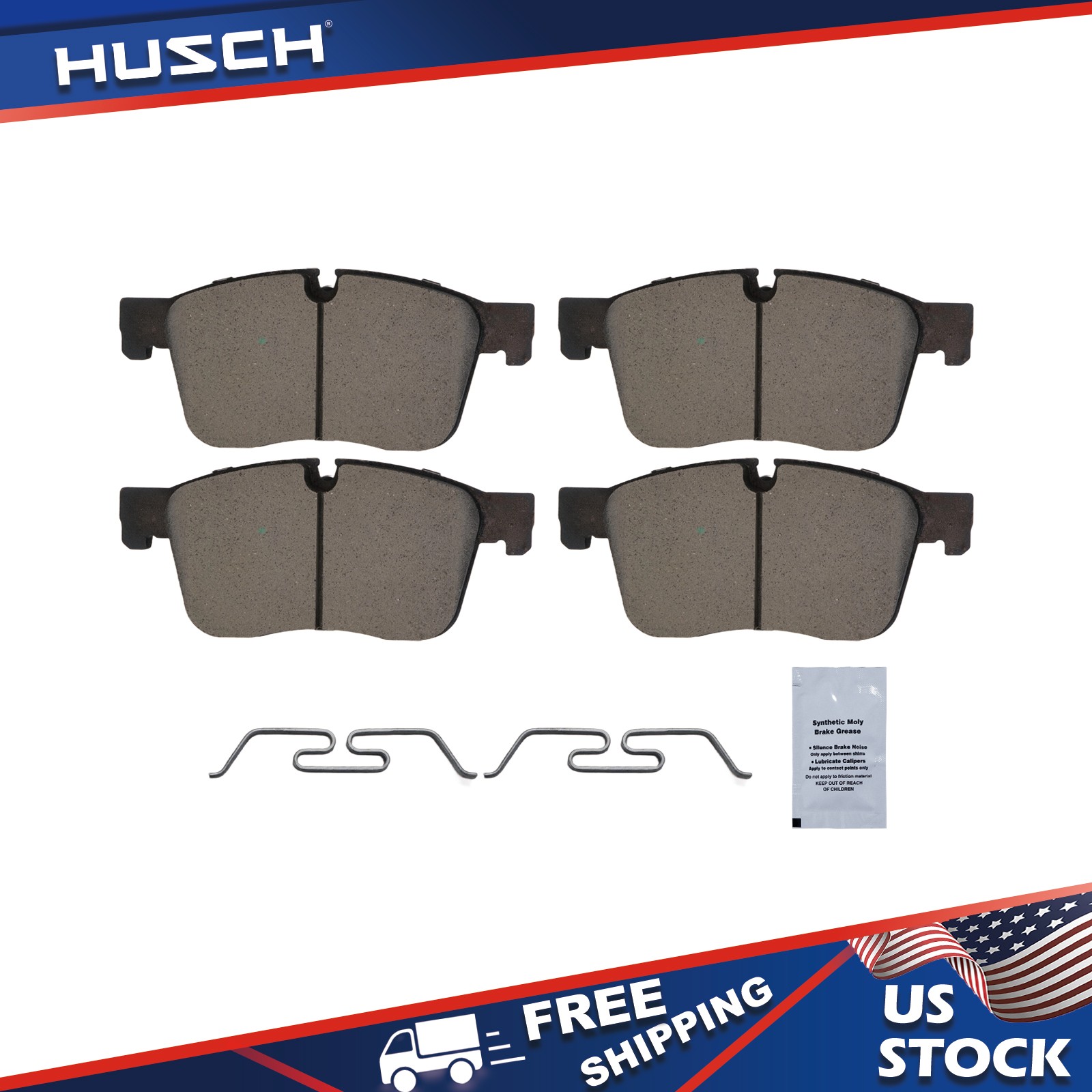 Front Ceramic Brake Pads for 2021-2016Jaguar F-Pace I-Pace XE XF Land Rover