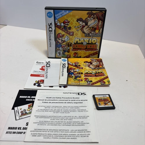 Mario vs. Donkey Kong: Mini-Land Mayhem DSi Enhanced (Nintendo DS, 2010) -...
