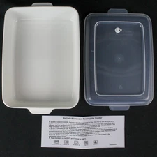 Microwave Cooker with Lid, Dishwasher Safe Kitchen Gadget 10.25"x9" SH1943