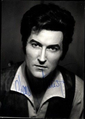 Photo chamber singer Claes H. Ahnsjö, portrait, autograph - 11518147