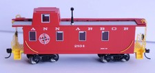 Bachmann HO 14009 - Slanted Offset Cupola Caboose "Ann Arbor" #2834