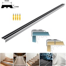 Aluminium Stair Nosing Edge Trim Step Edging 900x35x20mm Carpet Nosings