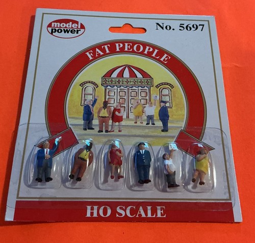 Modelo Power No. Juego Completo Figuras 5697 HO Fat People (Nuevo en Tarjeta) | Zustand: New