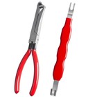 2 PCS Electrical Disconnect Pliers for Cars, Straight Automotive Electrical C...