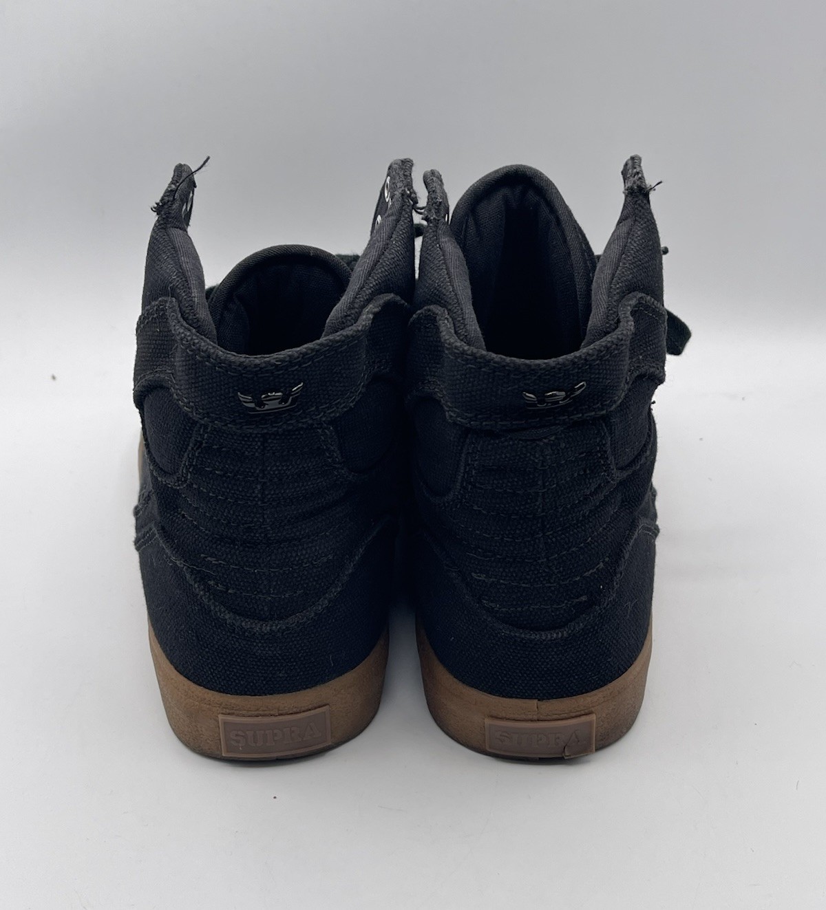 SAOLA Scarpe da skateboard Supra SkyTop nere marroni gomma da uomo 10 sneaker alte Y2K