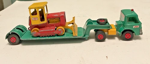 Vtg Matchbox Lesney King Size No K-17 Ford Tractor Dyson Low Loader Case Tractor