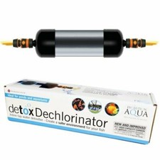 Evolution Aqua Detox DeChlorinator 12'' 30'' Koi Pond Inline Carbon Filter Hose