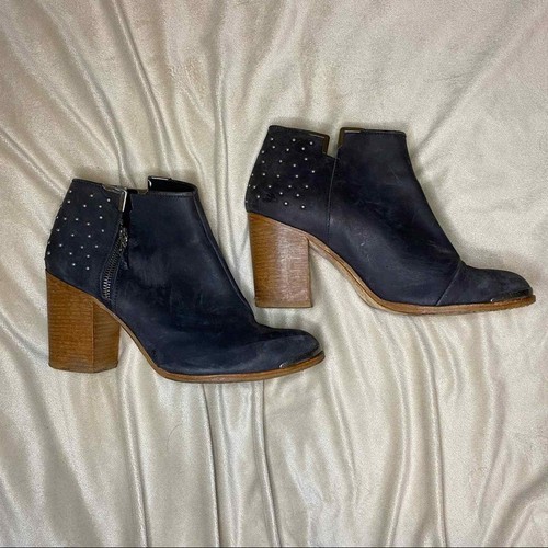 suede studded booties
