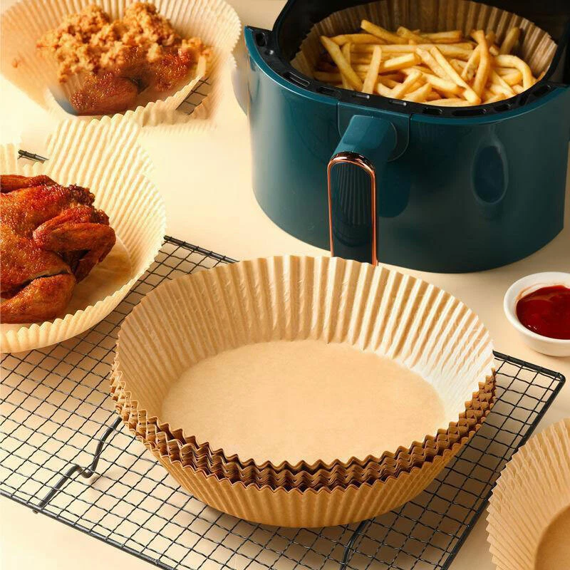 25PCS Disposable Air Fryer Parchment Paper Baking Oil-proof Liner Non-Stick  MLN