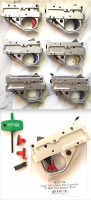 Timney Trigger 1022CE-16 Replacement for Ruger 10/22 Silver Housing Various shoe