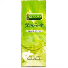 Patchouli Dhoop Incense, 20 Log Bundle, SAC (Sandesh)