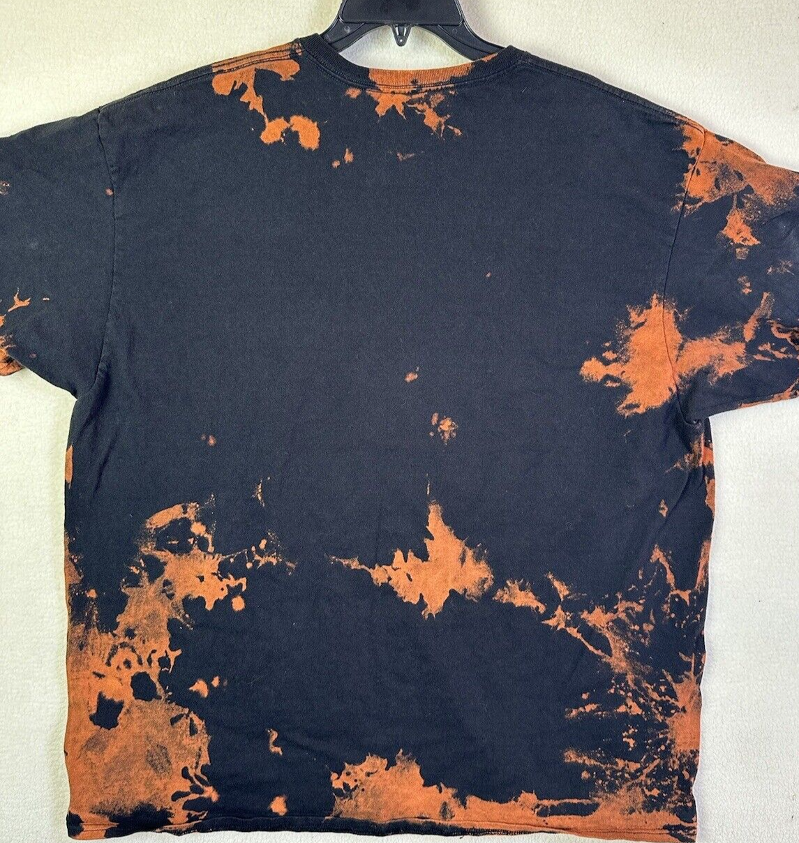 T shirt uomo Ford Mustang cavallo corsa nero tinto candeggina taglia 2XL pony V8