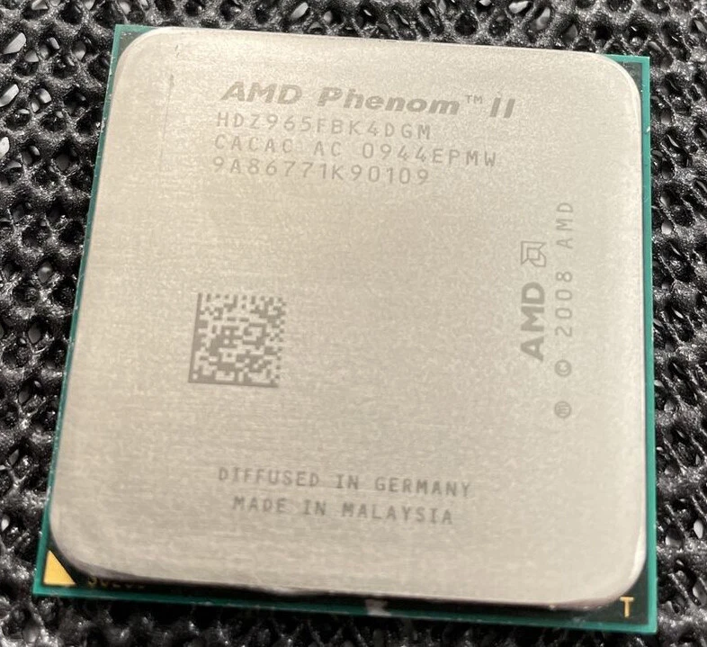 AMD Phenom II X4 965 3.4GHz HDZ965FBK4DGM Processor Socket AM3 CPU 125W 2000MHz - Image 2 of 4