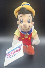 New Disney Store 8" Pinocchio Mini Bean Bag Plush Stuffed Toy Vintage Exclusive