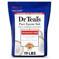 Dr Teal's Unscented Epsom Salt 19 lbs