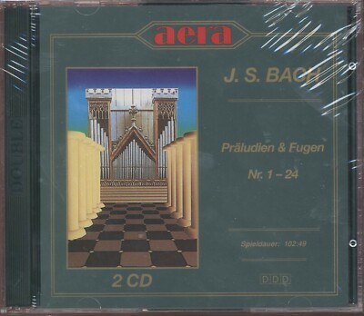 DCD Johann Sebastian  BACH - PRÄLUDIEN & FUGEN NR. 1 - 24 