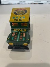 Vintage 1950's Colorful King Star Friction Nomura Japan Jeep