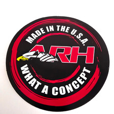 American Racing Headers Arh 4 Sticker Decal Made In Usa What A Concept Red Blac