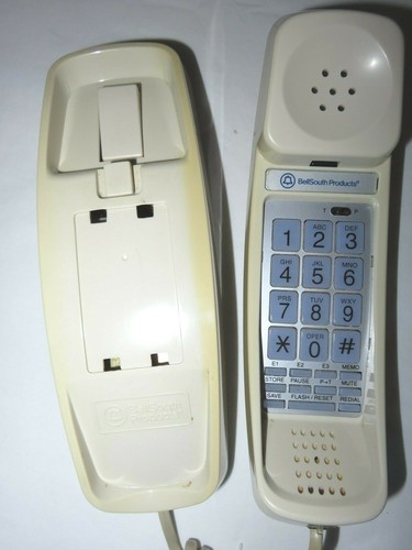 BellSouth Products Desk or Wall Memory Telephone with Manual - Zdjęcie 2 z 3